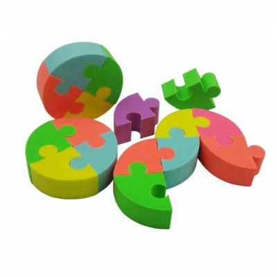 hot-selling cheap 3d eraser with Rubik's cube design puzzle eraser for promotion